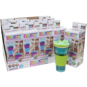 2 IN 1 SNACK EASY SNACK/DRINK CUP