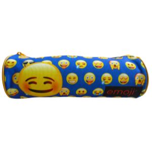 EMOJI Σχολική Κασετίνα Βαρελάκι