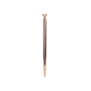 ROSE GOLD DIAMOND TOP BALL PEN WITH METAL BARREL Main Image