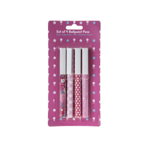 4 PRETTY PINK PEN SETS Main Image