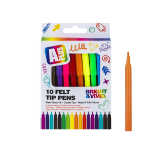 10 FELT TIP PENS Main Image