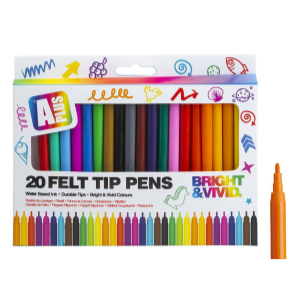 20 FELT TIP PENS Main Image