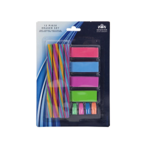 ERASER SET BRIGHT COLOURS Main Image