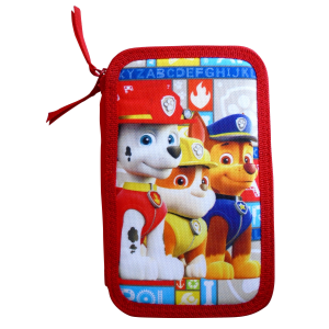 PAW PATROL Σχολική Κασετίνα Διπλή Γεμάτη