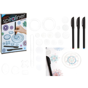 SPIRAL DRAWING GAME WITH PENS AND GEARS Main Image