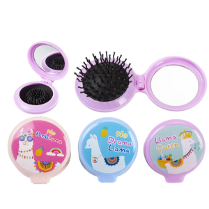 LLAMA DESIGN FOLD BRUSH WITH MIRROR COMPACT Main Image